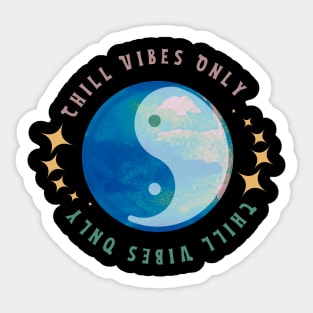 Chill Vibes Only (Zen) Sticker